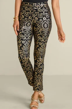 Soft Surroundings Pants-Soft Essential Ponte Slim Leg Pants