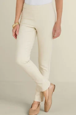 Soft Surroundings Pants-Soft Essential Ponte Slim Leg Pants