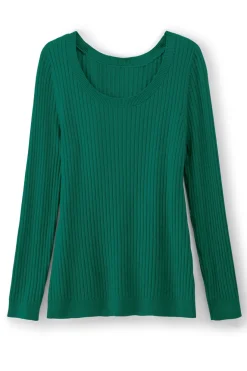 Soft Surroundings Tops|Sweaters & Cardigans-Soft Essential Ribbed Pullover Sweater