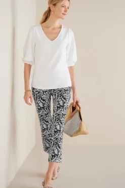 Soft Surroundings Pants-Soft Essential Superla Slim Leg Crop Pants