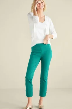 Soft Surroundings Pants-Soft Essential Superla Slim Leg Crop Pants