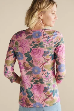 Soft Surroundings Tops-Soft Essential Supima 3/4 Sleeve Tee I