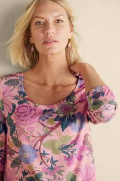 Soft Surroundings Tops-Soft Essential Supima 3/4 Sleeve Tee I