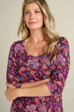 Soft Surroundings Tops-Soft Essential Supima 3/4 Sleeve Tee I