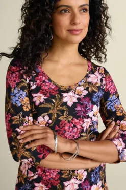 Soft Surroundings Tops-Soft Essential Supima 3/4 Sleeve Tee I