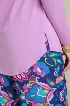 Soft Surroundings Tops-Soft Essential Supima Isabel Long Sleeve Tunic