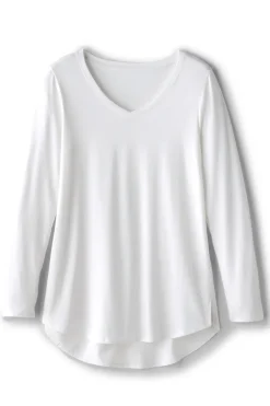 Soft Surroundings Tops-Soft Essential Supima Isabel Long Sleeve Tunic