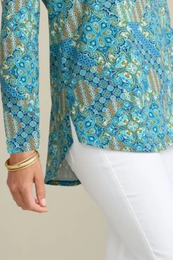 Soft Surroundings Tops-Soft Essential Supima Isabel Long Sleeve Tunic