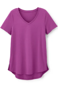 Soft Surroundings Tops|Tunics & Leggings-Soft Essential Supima Isabel Short Sleeve Tunic
