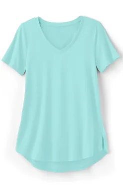 Soft Surroundings Tops|Tunics & Leggings-Soft Essential Supima Isabel Short Sleeve Tunic