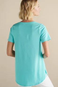 Soft Surroundings Tops|Tunics & Leggings-Soft Essential Supima Isabel Short Sleeve Tunic