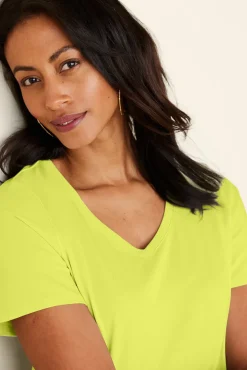 Soft Surroundings Tops|Tunics & Leggings-Soft Essential Supima Isabel Short Sleeve Tunic