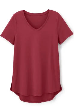 Soft Surroundings Tops|Tunics & Leggings-Soft Essential Supima Isabel Short Sleeve Tunic