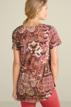 Soft Surroundings Tops|Tunics & Leggings-Soft Essential Supima Isabel Short Sleeve Tunic