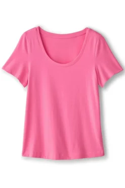 Soft Surroundings Tops-Soft Essential Supima Short Sleeve Tee