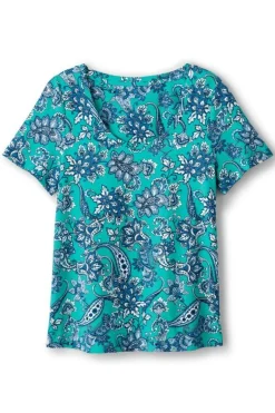 Soft Surroundings Tops-Soft Essential Supima Short Sleeve Tee