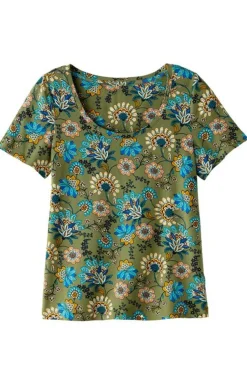 Soft Surroundings Tops-Soft Essential Supima Short Sleeve Tee