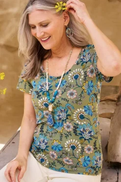 Soft Surroundings Tops-Soft Essential Supima Short Sleeve Tee