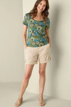 Soft Surroundings Tops-Soft Essential Supima Short Sleeve Tee