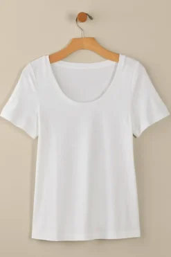 Soft Surroundings Tops-Soft Essential Supima Short Sleeve Tee