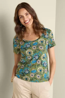 Soft Surroundings Tops-Soft Essential Supima Short Sleeve Tee