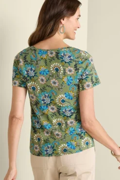 Soft Surroundings Tops-Soft Essential Supima Short Sleeve Tee