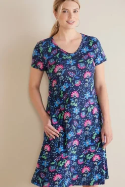 Soft Surroundings Dresses-Soft Essential Supima T-Shirt Dress