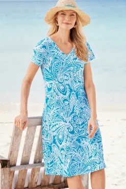 Soft Surroundings Dresses-Soft Essential Supima T-Shirt Dress