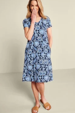 Soft Surroundings Dresses-Soft Essential Supima T-Shirt Dress