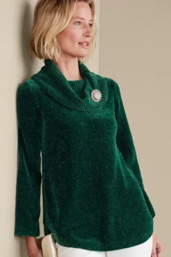 Soft Surroundings Tops|Sweaters & Cardigans-Soft Winds Chenille Tunic Sweater