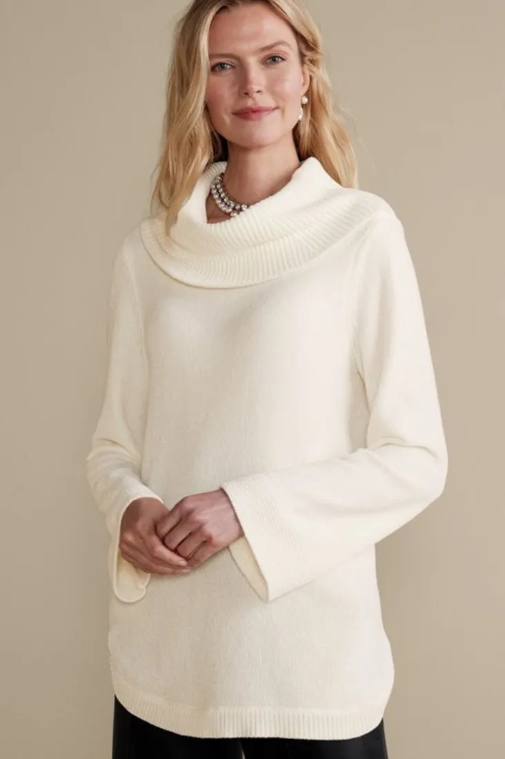 Soft Surroundings Tops|Sweaters & Cardigans-Soft Winds Chenille Tunic Sweater