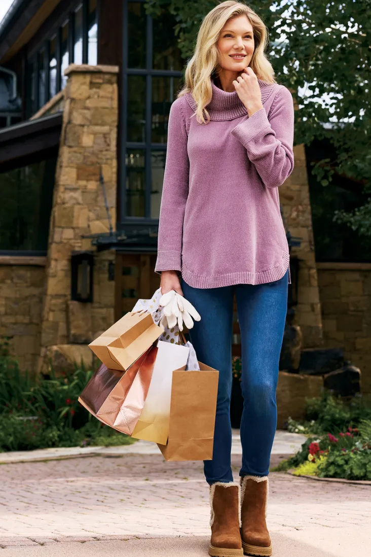 Soft Surroundings Tops|Sweaters & Cardigans-Soft Winds Chenille Tunic Sweater