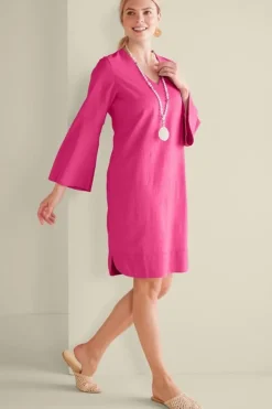 Soft Surroundings Dresses-Soleil Linen Blend Dress
