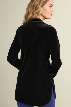 Soft Surroundings Tops-Tai Velvet Tunic