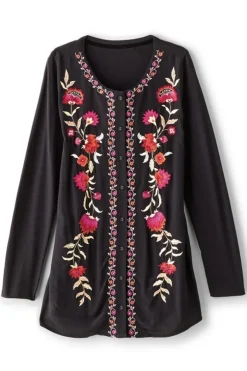 Soft Surroundings Tops-Talulla Embroidered Tunic