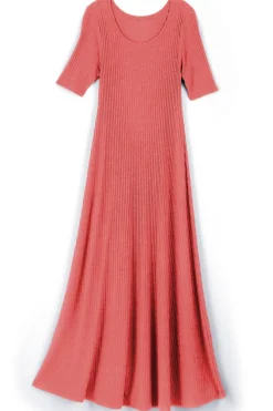 Soft Surroundings Dresses-Textured Short Sleeve Santiago Dress