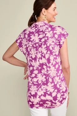 Soft Surroundings Tops-Twilight Luau Printed Tunic