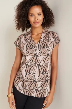 Soft Surroundings Tops-Twilight Luau Printed Tunic