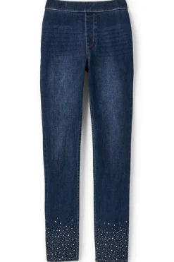 Soft Surroundings Jeans-Ultimate Denim Crystal Pull-On Slim Leg Jeans