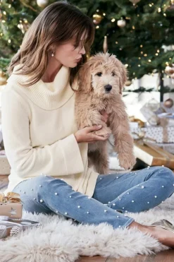 Soft Surroundings Jeans-Ultimate Denim Pearl Straight Leg Jeans