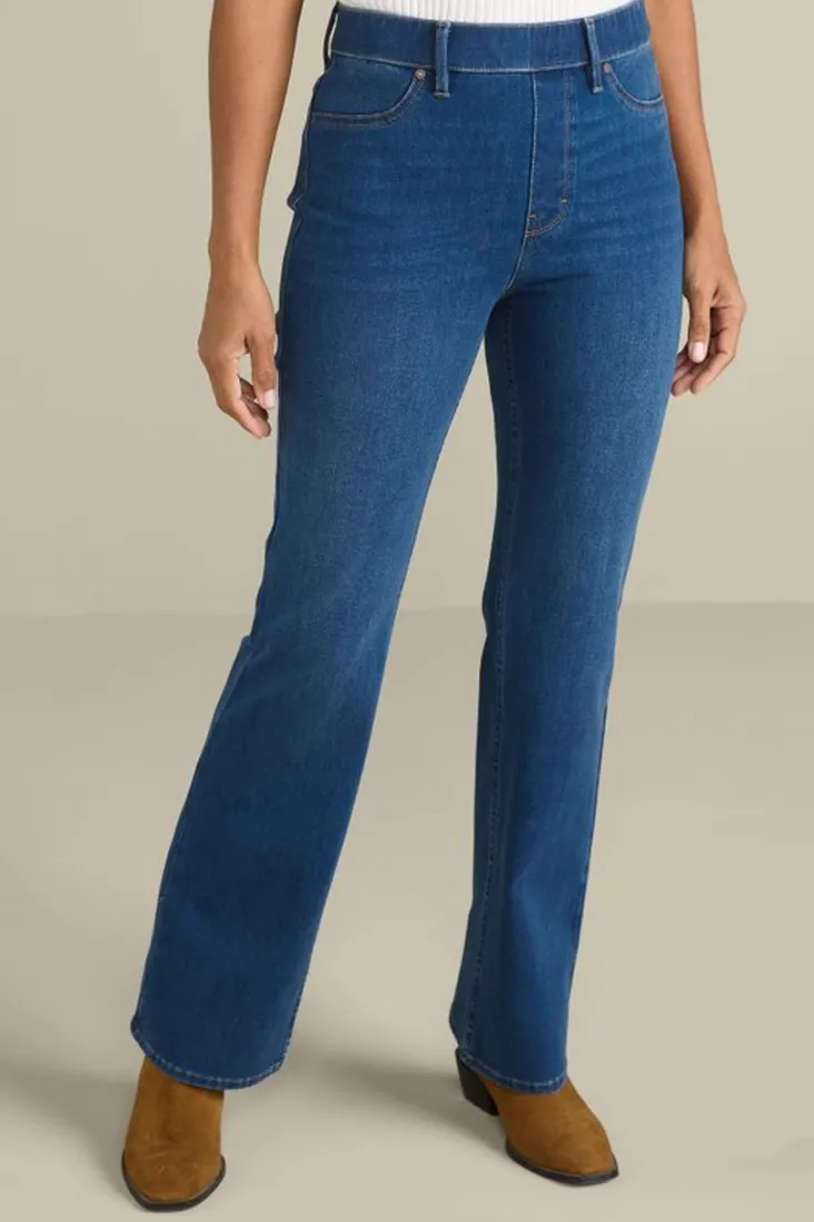 Soft Surroundings Jeans-Ultimate Denim Pull-On Bootcut Jeans
