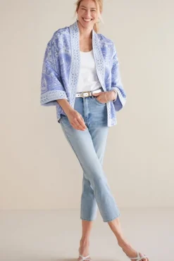 Soft Surroundings Jeans-Ultimate Denim Slim Leg Crop Jeans