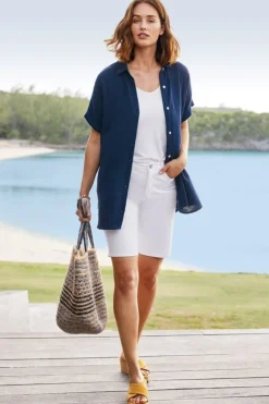 Soft Surroundings Jeans|Pants-Ultimate Denim Slim Leg Shorts