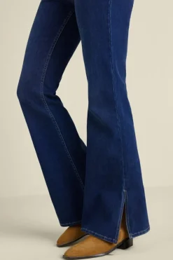 Soft Surroundings Jeans-Ultimate Denim Slit Hem Flare Jeans
