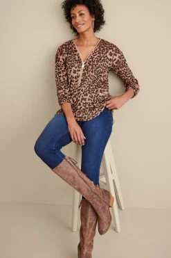 Soft Surroundings Tops|Sweaters & Cardigans-Valentina Zip Sweater