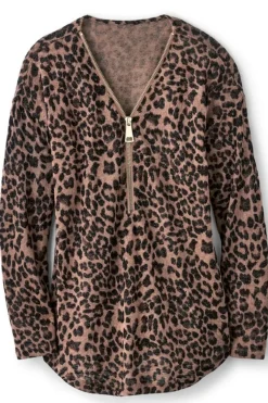 Soft Surroundings Tops|Sweaters & Cardigans-Valentina Zip Sweater