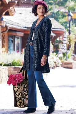 Soft Surroundings Toppers|Jackets & Coats-Valetta Sequin Topper