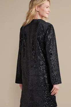 Soft Surroundings Toppers|Jackets & Coats-Valetta Sequin Topper