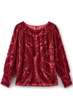 Soft Surroundings Tops-Vanetta Velvet Top