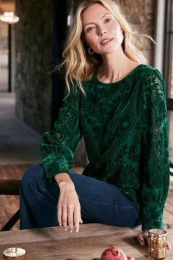 Soft Surroundings Tops-Vanetta Velvet Top